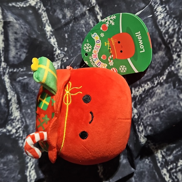 🎁 Original Squishmallows Holiday Lowell the Santa Gift Sack 4 in NWT - Picture 1 of 5